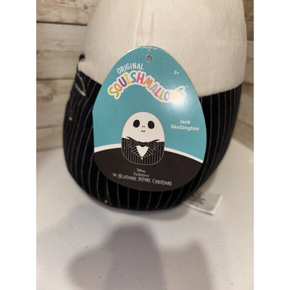 Squishmallow Nightmare Before Xmas Jack Skellington 8" Plush Stuff Toy - Picture 3 of 3